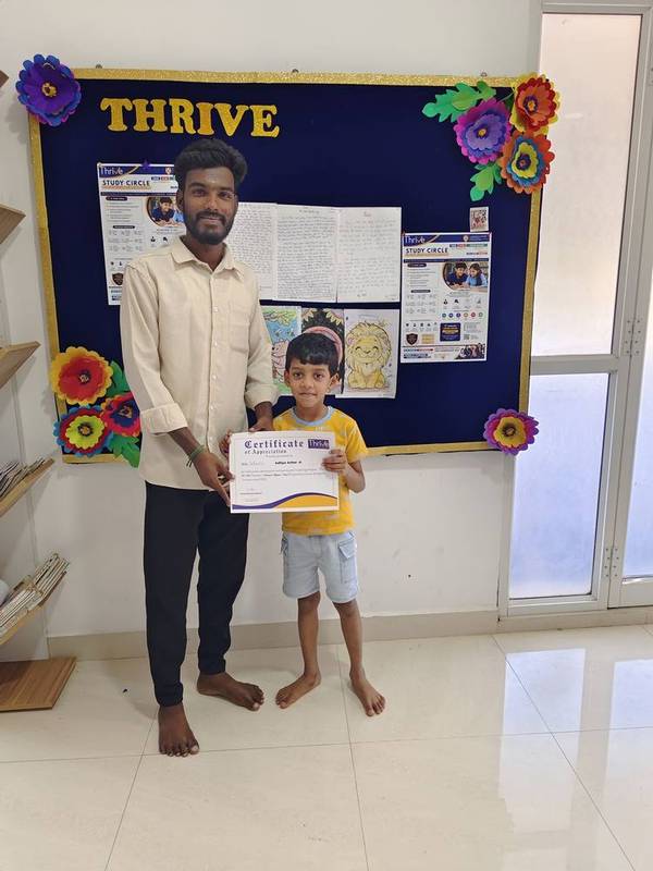 Summer camp certificate presentation