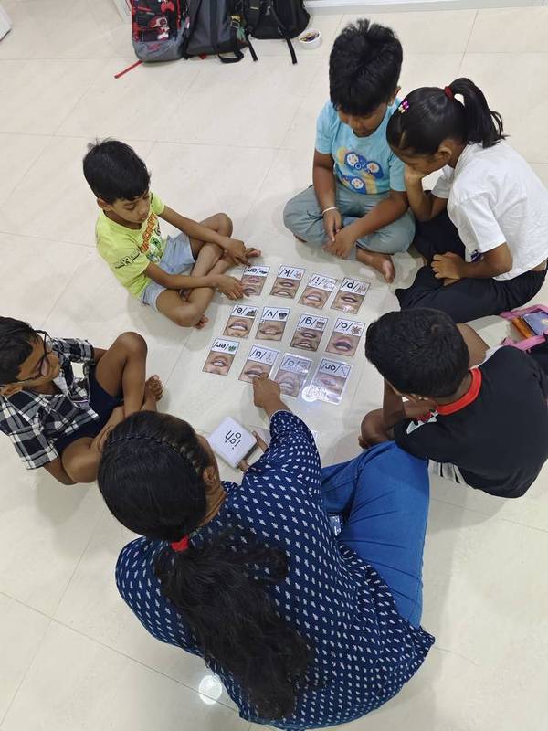 Learners sharing what they read