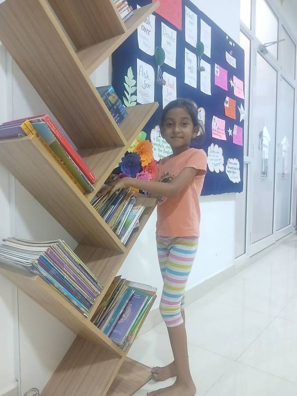 Browsing the reading corner